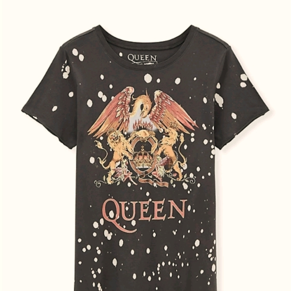 Torrid Grey Splatter QUEEN Classic Tee Size 1 / 1X